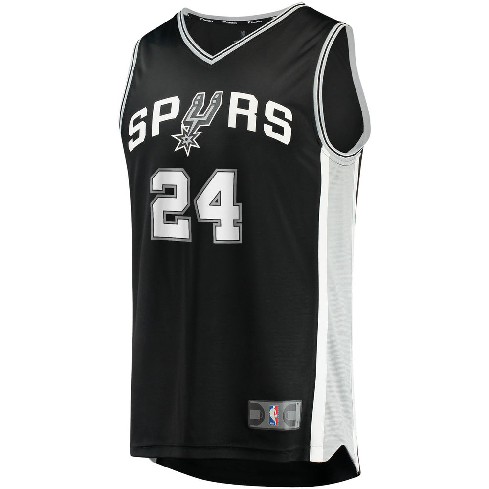 Fanatics Devin Vassell San Antonio Spurs Fast Break Replica Jersey Icon Edition Black