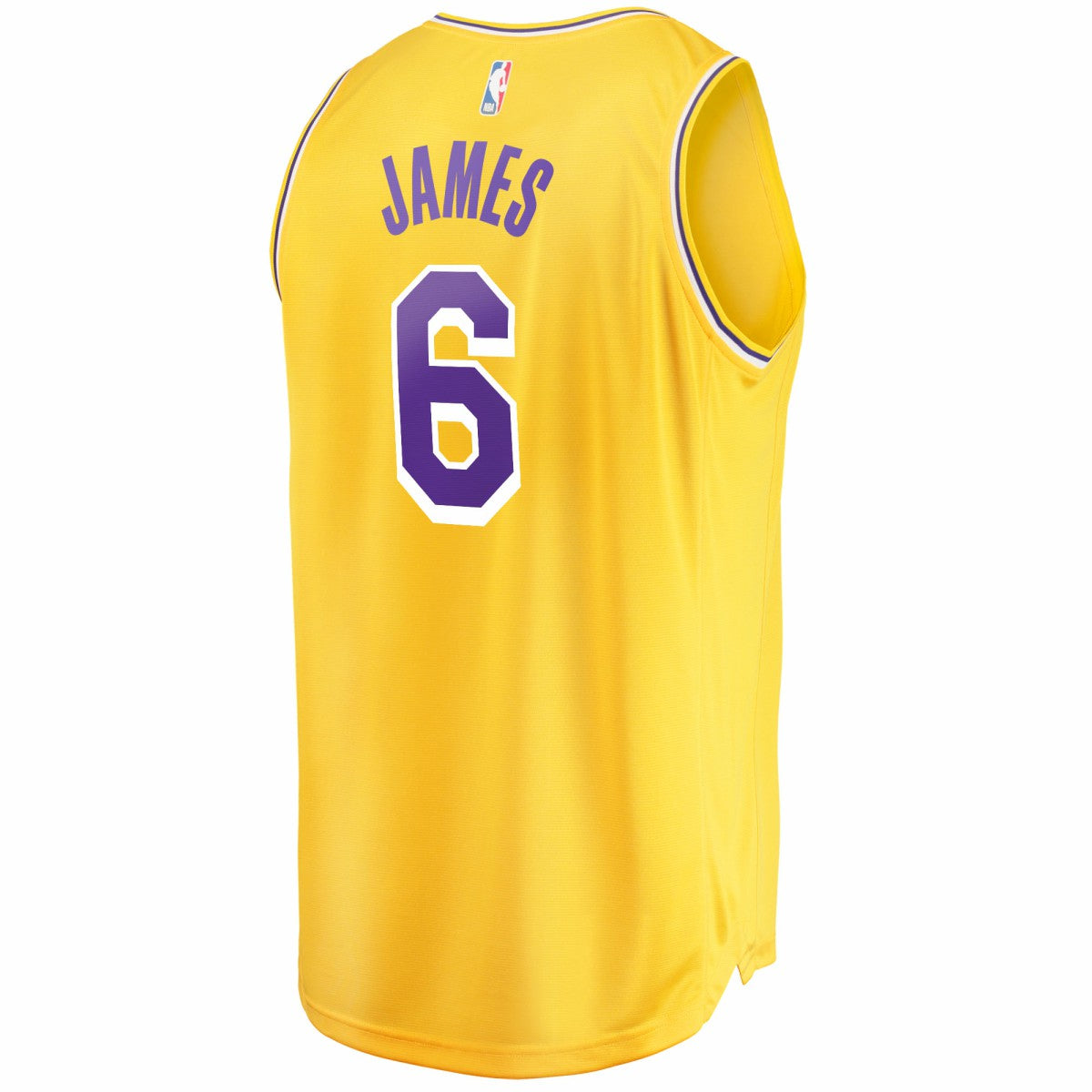 Fanatics LeBron James Los Angeles Lakers 2021/22 Fast Break Replica Jersey Icon Edition Gold