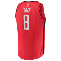 Fanatics Jae'Sean Tate Houston Rockets Fast Break Replica Jersey Icon Edition Red