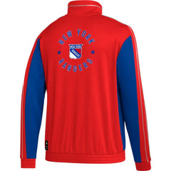 New York Rangers adidas Team Classics Half-Zip Jacket - Red | Adidas discount