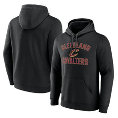 Black Victory Arch Pullover Hoodie Black