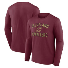 Cleveland Cavaliers Victory Arch Team Long Sleeve T-Shirt Wine