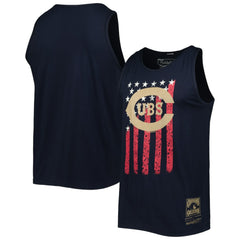 Chicago Cubs Mitchell & Ness Cooperstown Collection Stars and Stripes Tank Top Discount