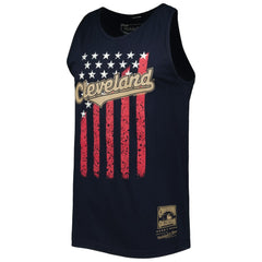 Cleveland Guardians Mitchell & Ness Cooperstown Collection Stars and Stripes Tank Top Sale