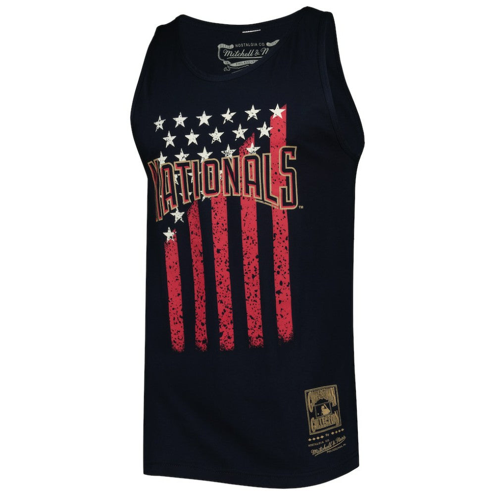 Washington Nationals Mitchell & Ness Cooperstown Collection Stars and Stripes Tank Top for sale