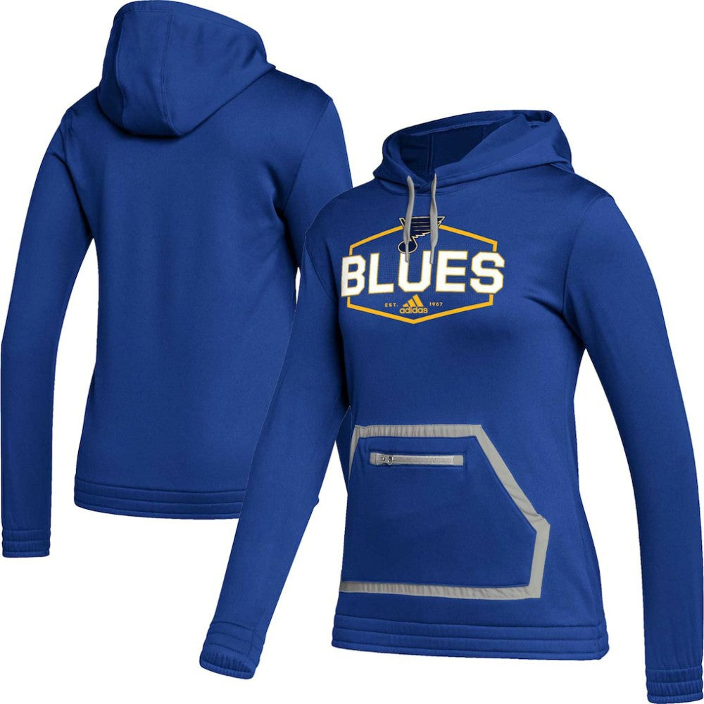 St. Louis Blues adidas Women's Team Pullover Hoodie - Blue | Adidas discount