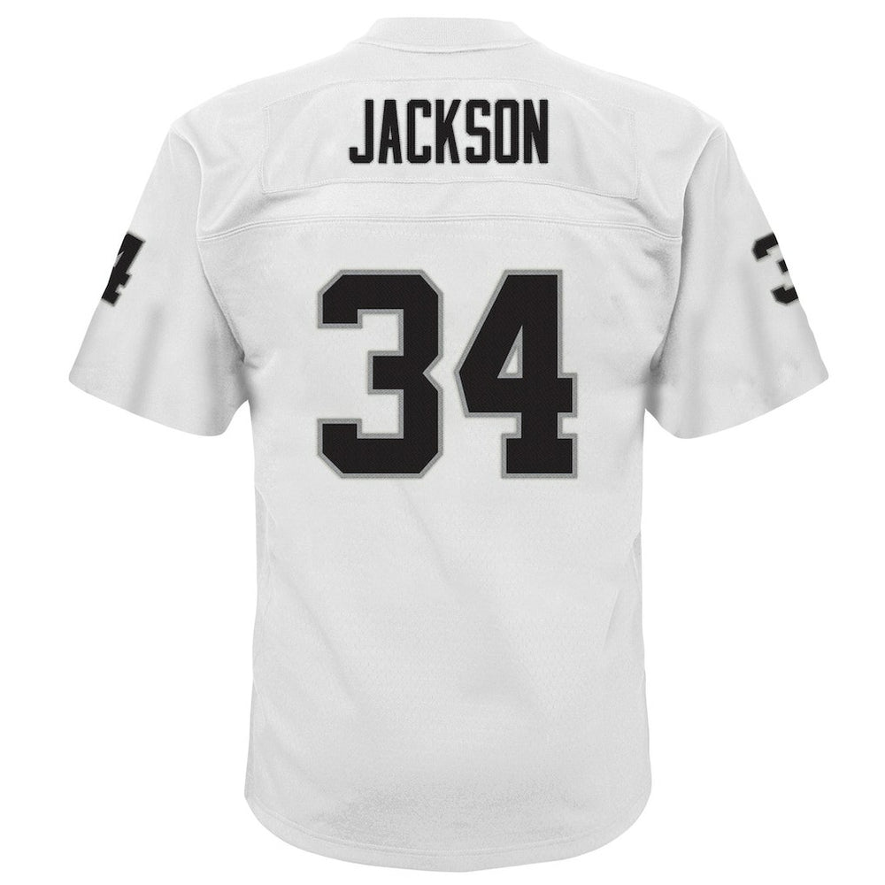 Bo Jackson Las Vegas Raiders Youth 1988 Retired Player Legacy Jersey - White - Mitchell & Ness