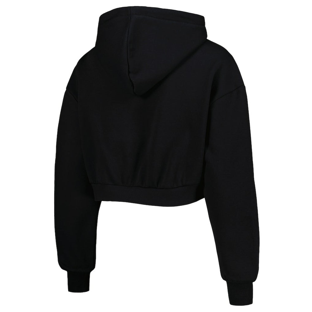 Baltimore Ravens The Wild Collective Women's Cropped Pullover Hoodie - Black - NFL