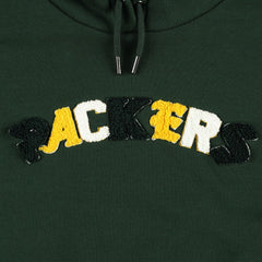 Green Bay Packers The Wild Collective Women's Cropped Pullover Hoodie - Green - NFL