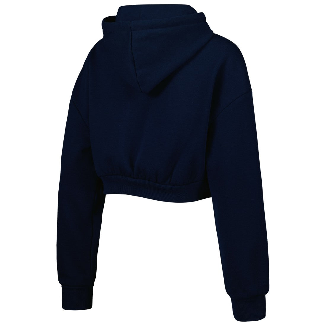 Tennessee Titans The Wild Collective Women's Cropped Pullover Hoodie - Navy - NFL