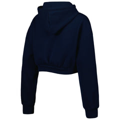 Tennessee Titans The Wild Collective Women's Cropped Pullover Hoodie - Navy - NFL