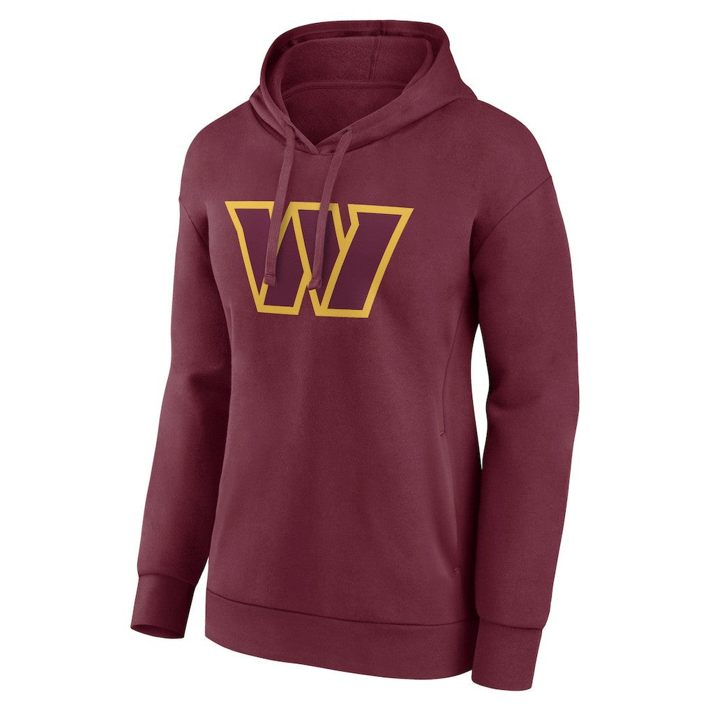 Washington Commanders Women's Team Primary Logo Pullover Hoodie - Burgundy - Fanatics