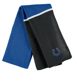 Indianapolis Colts WEAR by Erin Andrews Women's Colorblock Cuffed Knit Hat with Pom and Scarf Set - Royal - NFL