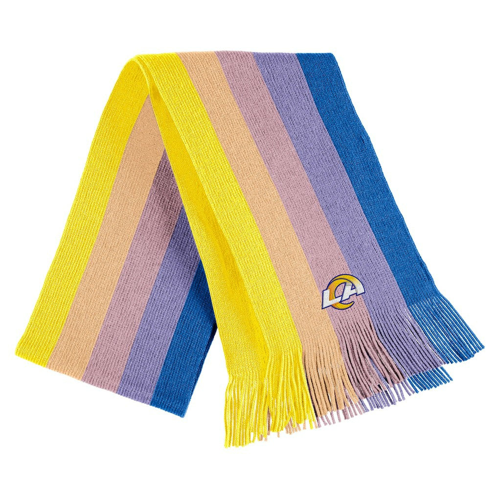 Los Angeles Rams WEAR by Erin Andrews Women's Ombre Pom Knit Hat and Scarf Set - Gold - NFL