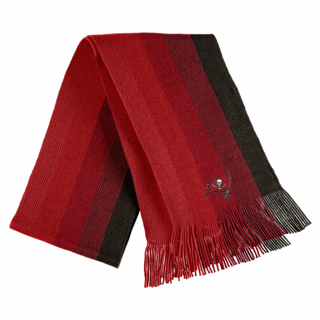 Tampa Bay Buccaneers WEAR by Erin Andrews Women's Ombre Pom Knit Hat and Scarf Set - Red - NFL