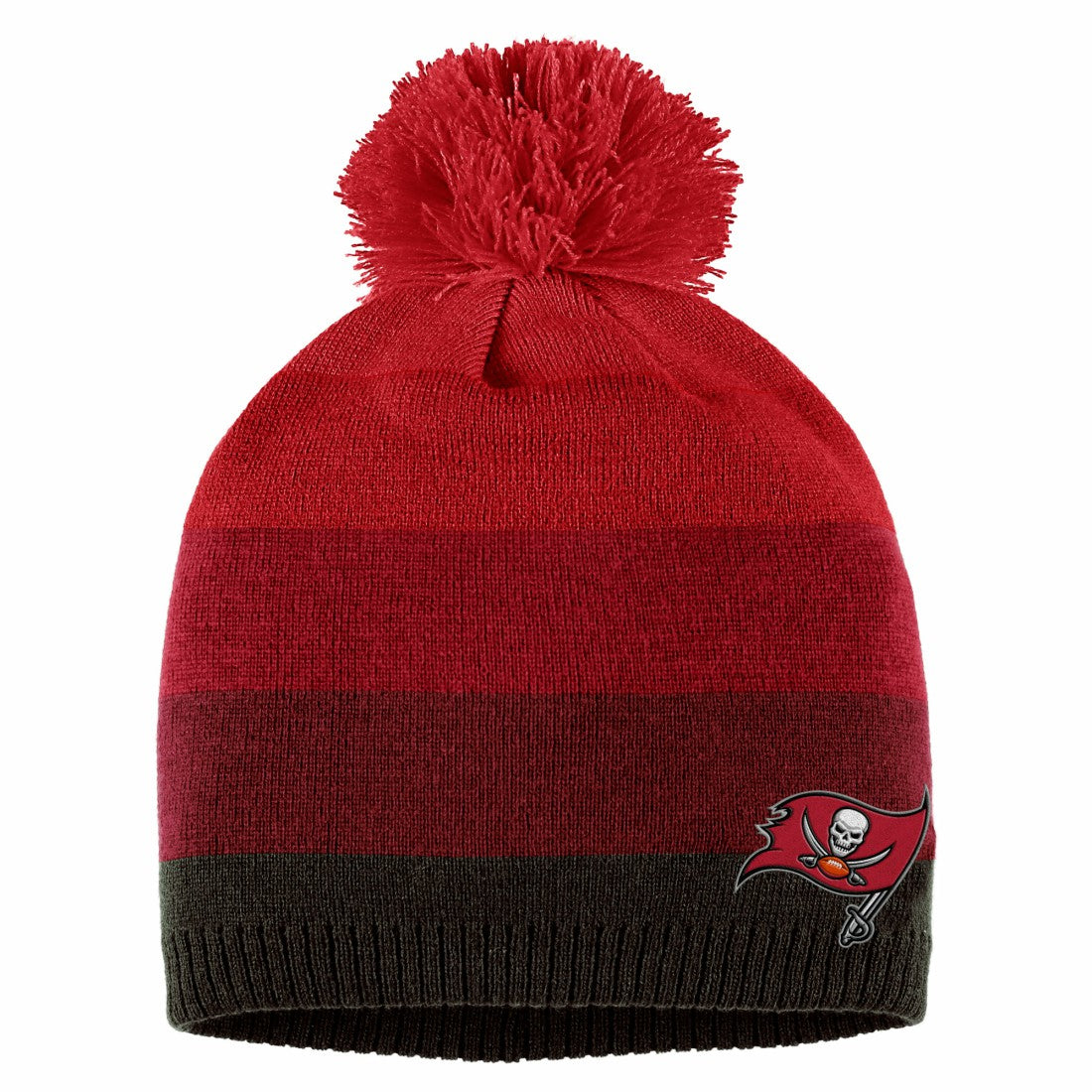 Tampa Bay Buccaneers WEAR by Erin Andrews Women's Ombre Pom Knit Hat and Scarf Set - Red - NFL