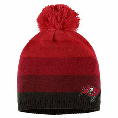 Tampa Bay Buccaneers WEAR by Erin Andrews Women's Ombre Pom Knit Hat and Scarf Set - Red - NFL