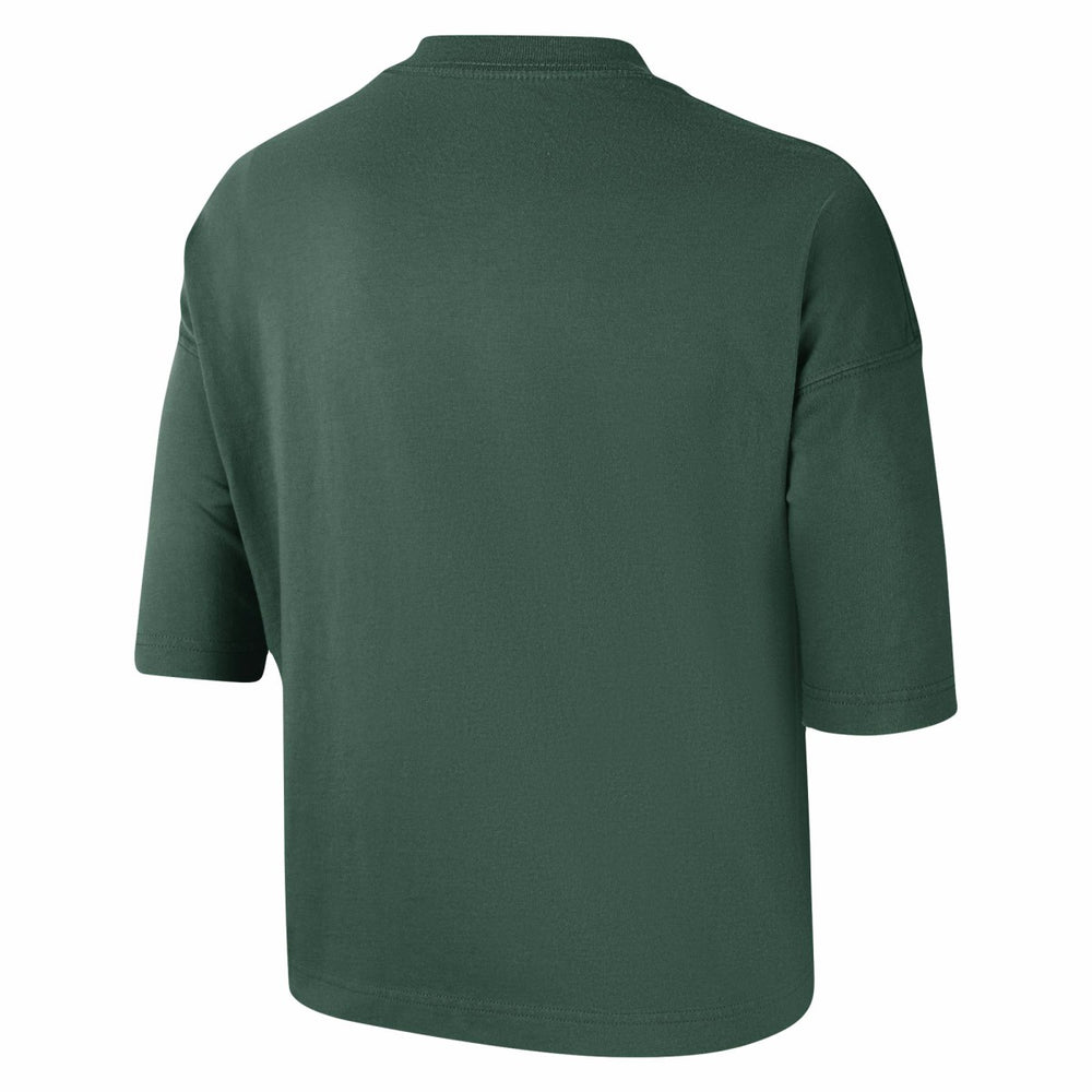 Nike Milwaukee Bucks Women's Essential Boxy T-Shirt Hunter Green