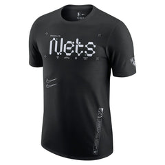 Nike Brooklyn Nets Courtside Air Traffic Control Max90 T-Shirt Black