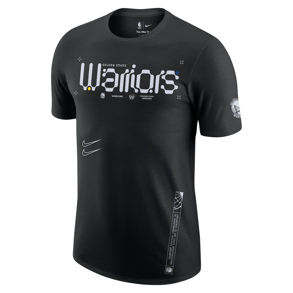 Nike Golden State Warriors Courtside Air Traffic Control Max90 T-Shirt Black