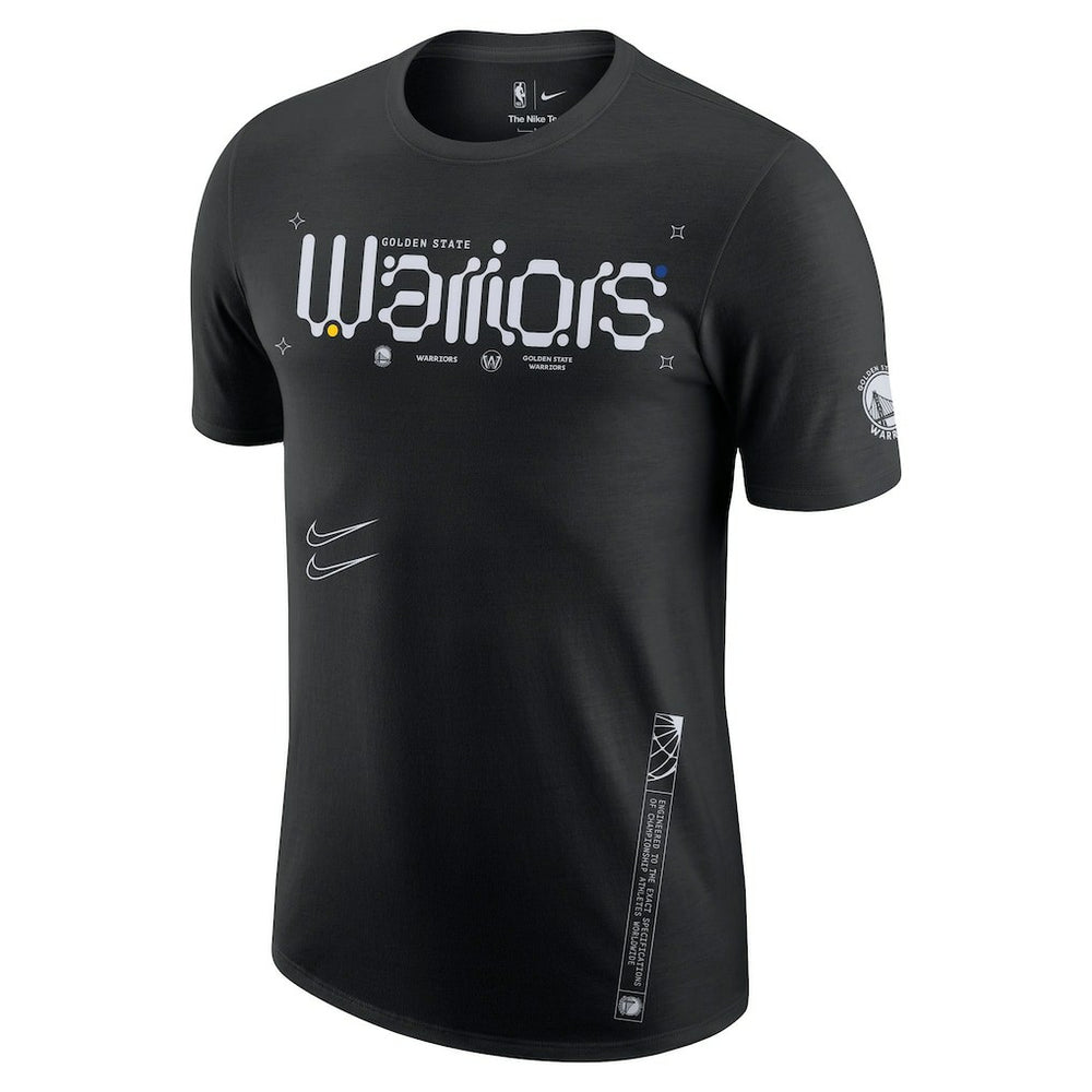 Nike Golden State Warriors Courtside Air Traffic Control Max90 T-Shirt Black