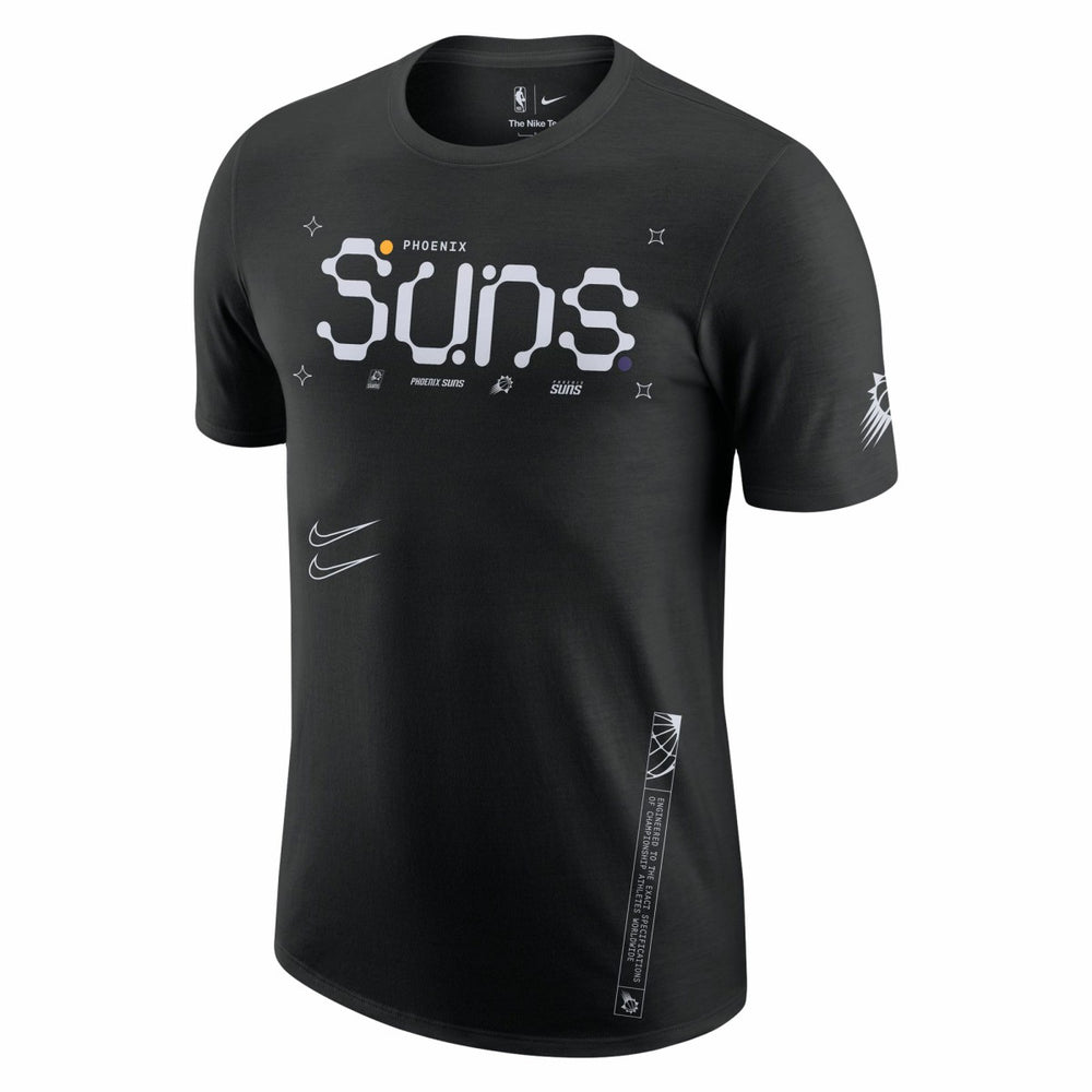 Nike Phoenix Suns Courtside Air Traffic Control Max90 T-Shirt Black