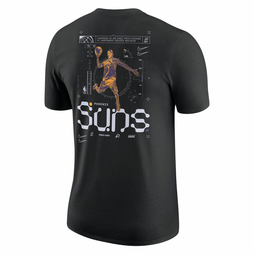 Nike Phoenix Suns Courtside Air Traffic Control Max90 T-Shirt Black