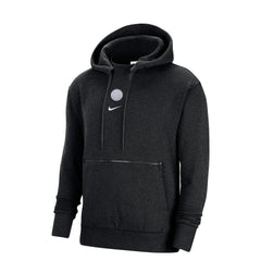 Nike Brooklyn Nets Courtside Versus Flight Pullover Hoodie Heather Black
