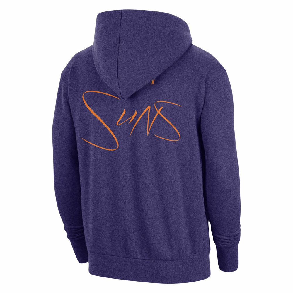 Nike Phoenix Suns Courtside Versus Flight Pullover Hoodie Heather Purple