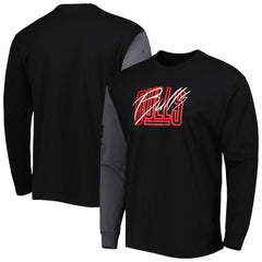 Nike Chicago Bulls Courtside Versus Flight MAX90 Long Sleeve T-Shirt Black
