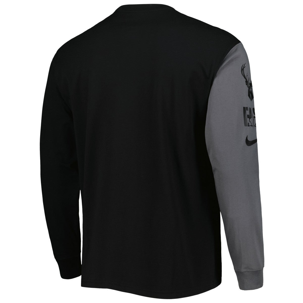 Nike Milwaukee Bucks Courtside Versus Flight MAX90 Long Sleeve T-Shirt Black