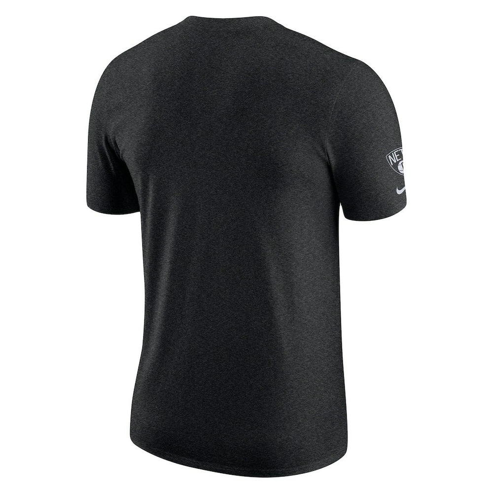 Nike Brooklyn Nets Courtside Versus Flight Max90 T-Shirt Heather Black
