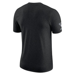 Nike Brooklyn Nets Courtside Versus Flight Max90 T-Shirt Heather Black