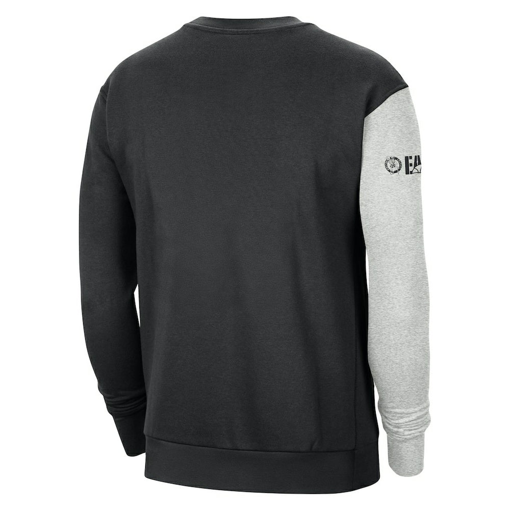 Nike Boston Celtics Courtside Versus Force & Flight Pullover Sweatshirt Black/Heather Gray