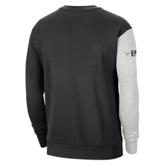 Nike Chicago Bulls Courtside Versus Force & Flight Pullover Sweatshirt Black/Heather Gray
