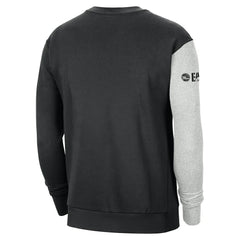 Nike Philadelphia 76ers Courtside Versus Force & Flight Pullover Sweatshirt Black/Heather Gray