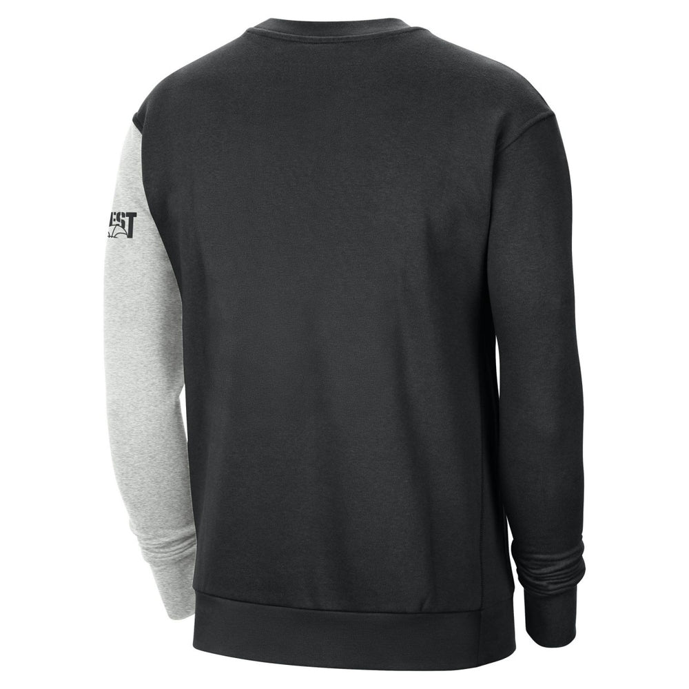 Nike Phoenix Suns Courtside Versus Force & Flight Pullover Sweatshirt Black/Heather Gray