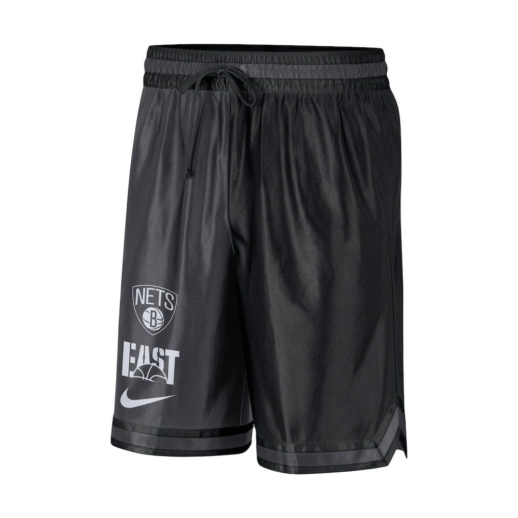 Nike Brooklyn Nets Courtside Versus Force Split DNA Performance Shorts Black/Anthracite