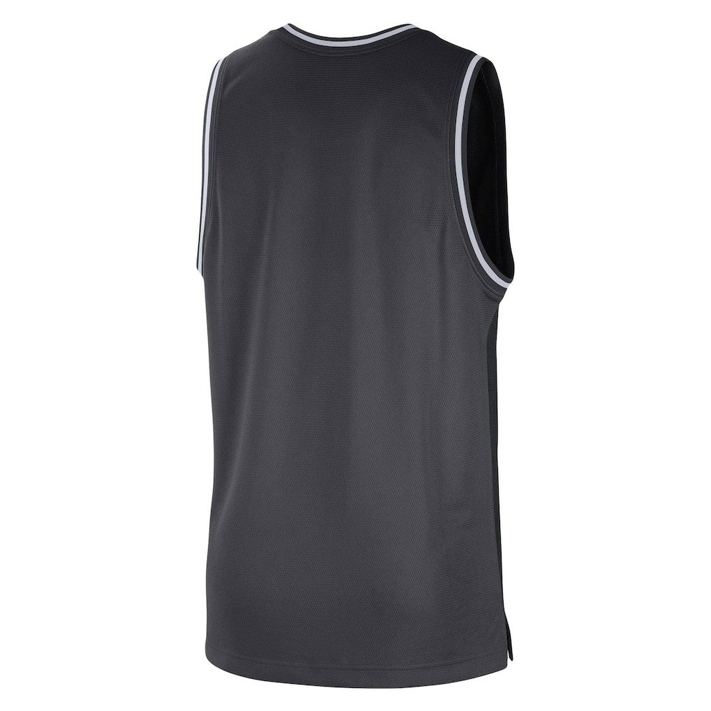 Nike Brooklyn Nets Courtside Versus Force Split DNA Performance Mesh Tank Top Black/Anthracite