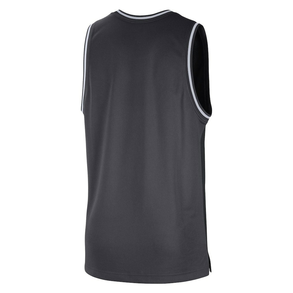 Nike Brooklyn Nets Courtside Versus Force Split DNA Performance Mesh Tank Top Black/Anthracite