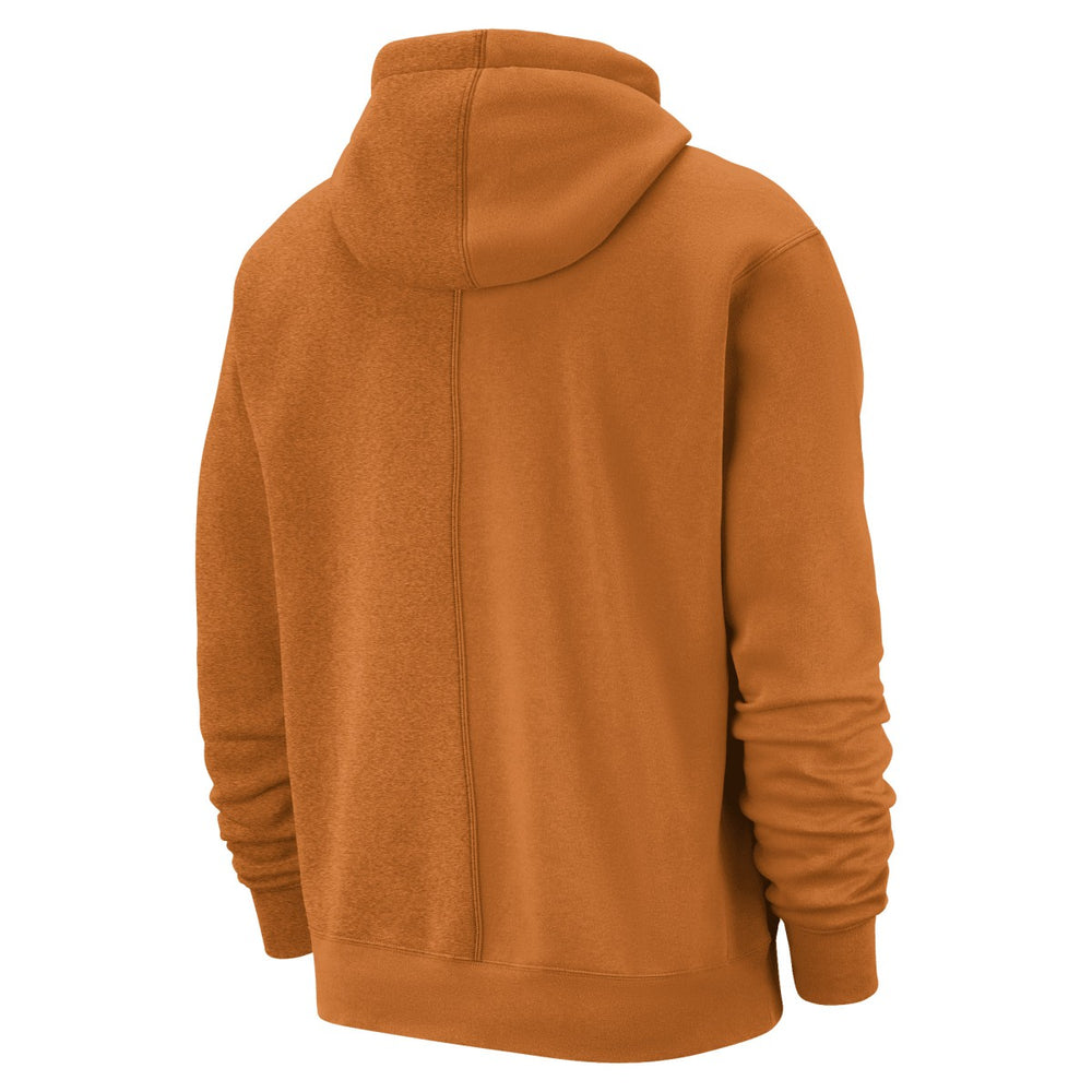 Nike Phoenix Suns Courtside Versus Stitch Split Pullover Hoodie Orange