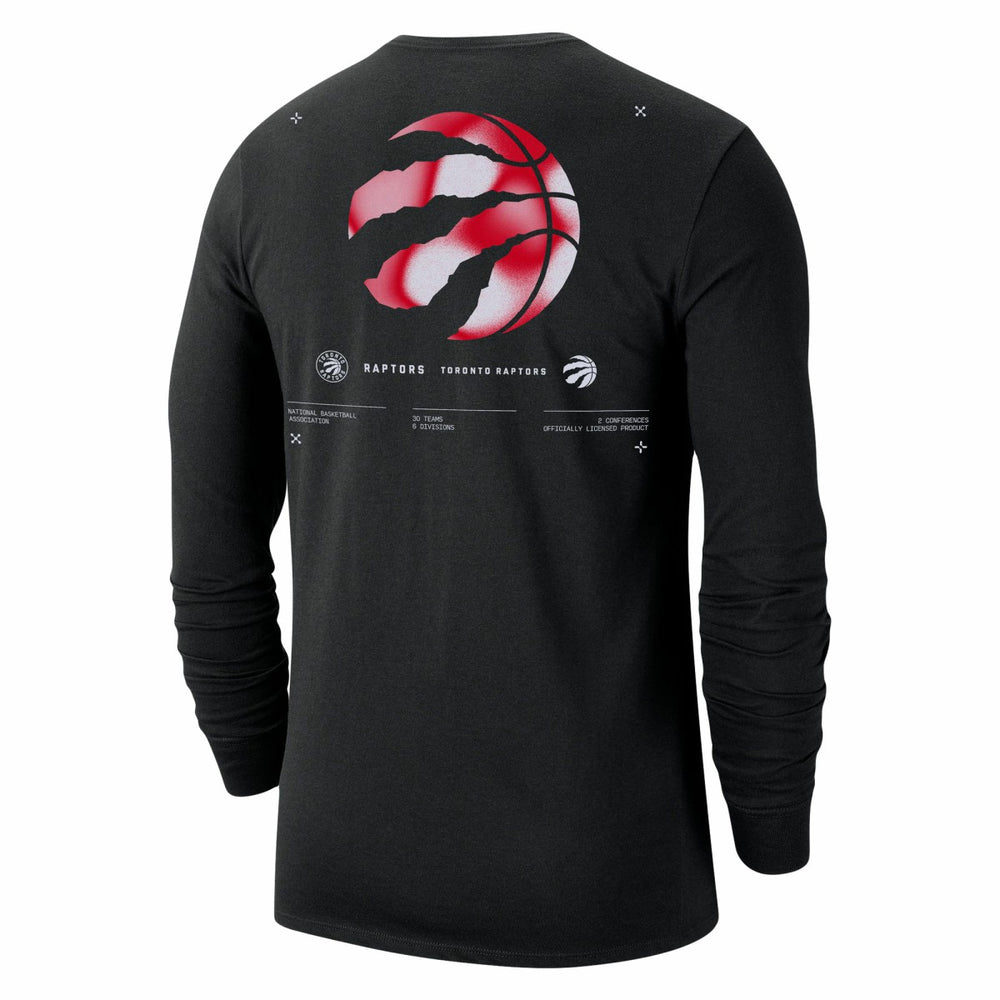 Nike Toronto Raptors Essential Air Traffic Control Long Sleeve T-Shirt Black