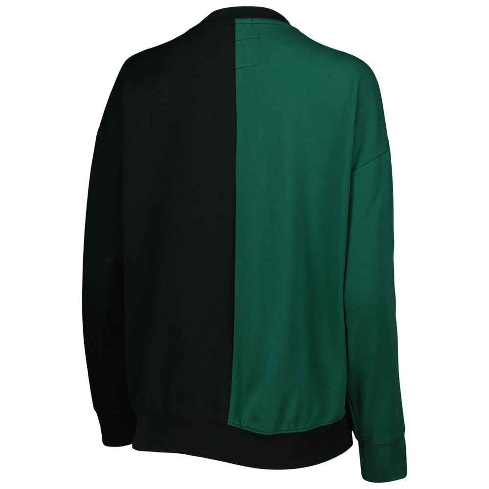 Green Bay Packers Women's Big Face Pullover Sweatshirt - Green/Black - Mitchell & Ness