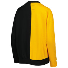 Pittsburgh Steelers Women's Big Face Pullover Sweatshirt - Black/Gold - Mitchell & Ness