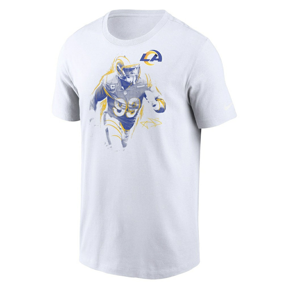 Aaron Donald Los Angeles Rams Player Graphic T-Shirt - White - Nike