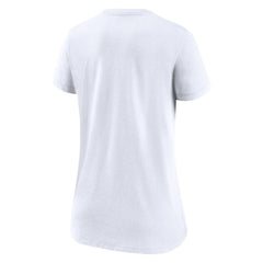 Washington Commanders Women's Hometown Collection Tri-Blend V-Neck T-Shirt - White - Nike