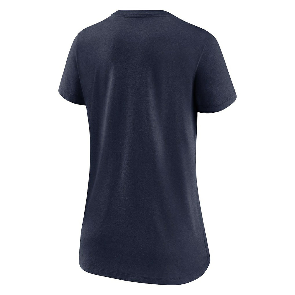 New England Patriots Women's Hometown Collection Tri-Blend V-Neck T-Shirt - Navy - Nike