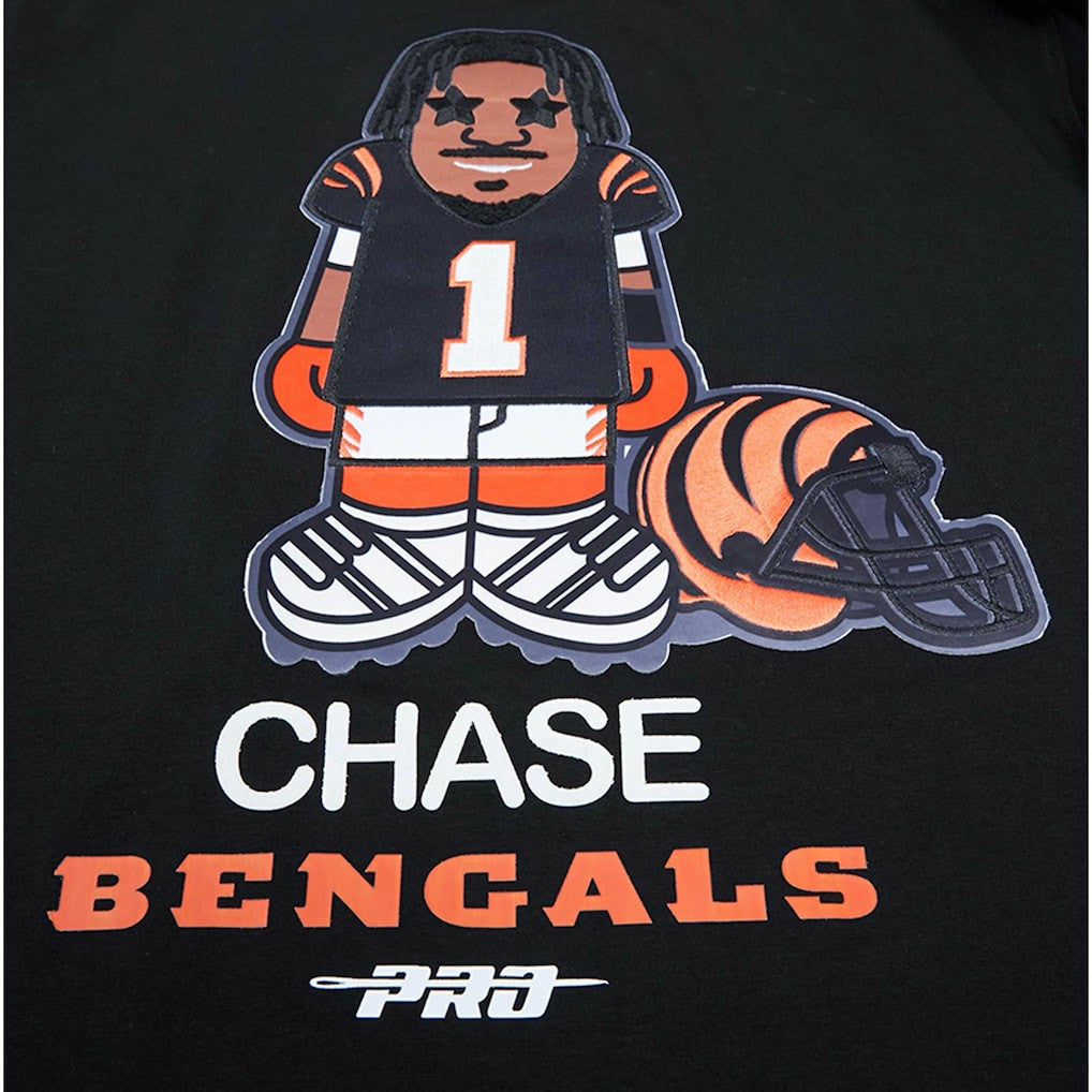 Ja'Marr Chase Cincinnati Bengals Pro Standard Player Avatar Graphic T-Shirt - Black - NFL