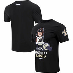 Tyrann Mathieu New Orleans Saints Pro Standard Player Avatar Graphic T-Shirt - Black - NFL