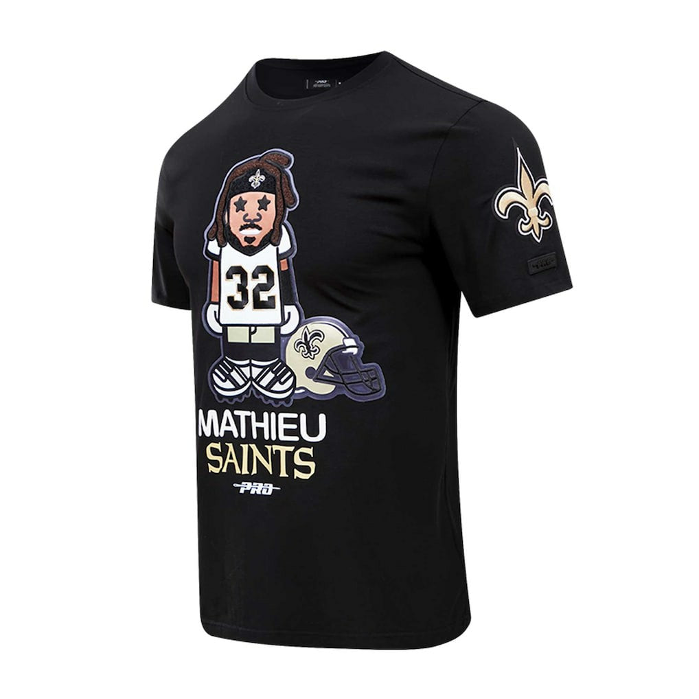 Tyrann Mathieu New Orleans Saints Pro Standard Player Avatar Graphic T-Shirt - Black - NFL